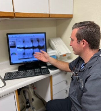 Dahle Family Dentistry image showing an exray